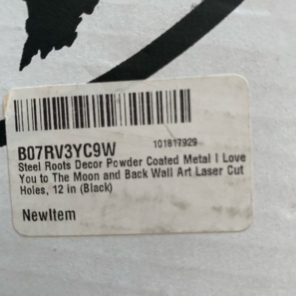 Charming Black Moon Wall Art Decor - Picture 3 of 3